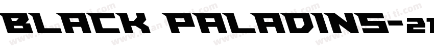 Black Paladins字体转换
